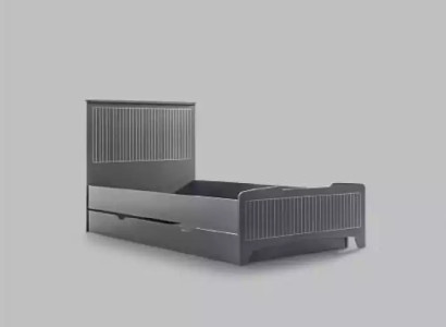 Modernes Möbel Design Kinderbetten Betten Bett schwarz 100x200cm